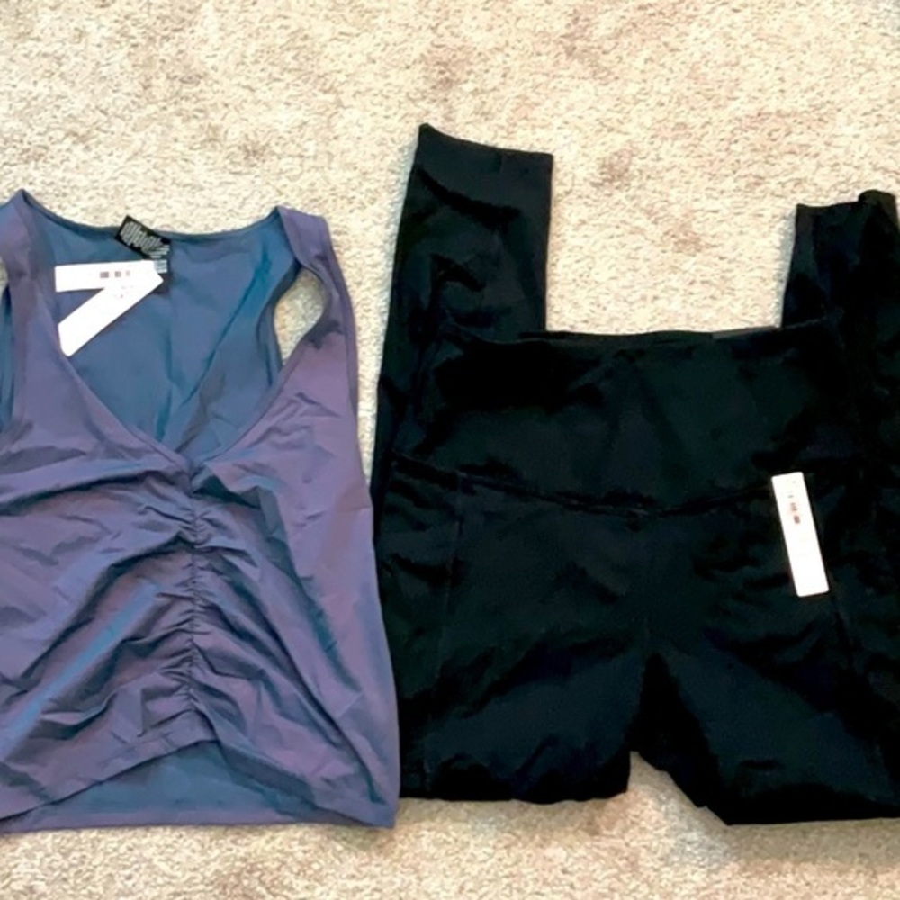 Victoria’s Secret workout outfit new top legging small petite